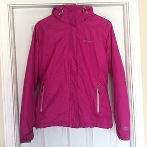 Women’s Columbia pink winter jacket size medium